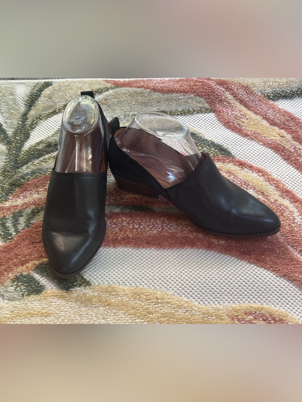 Lucky Brand Women's Black Leather Slip-On Loafers